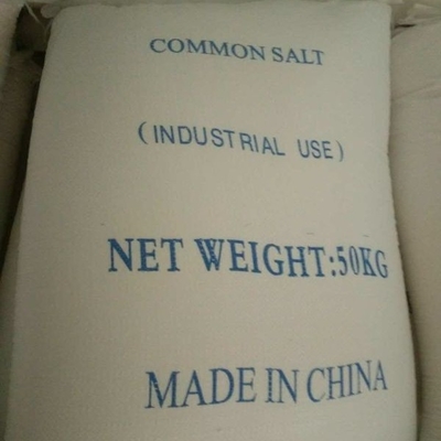 Sal puro do cloreto de sódio de sal comestível branco puro de 99,1% terras comuns
